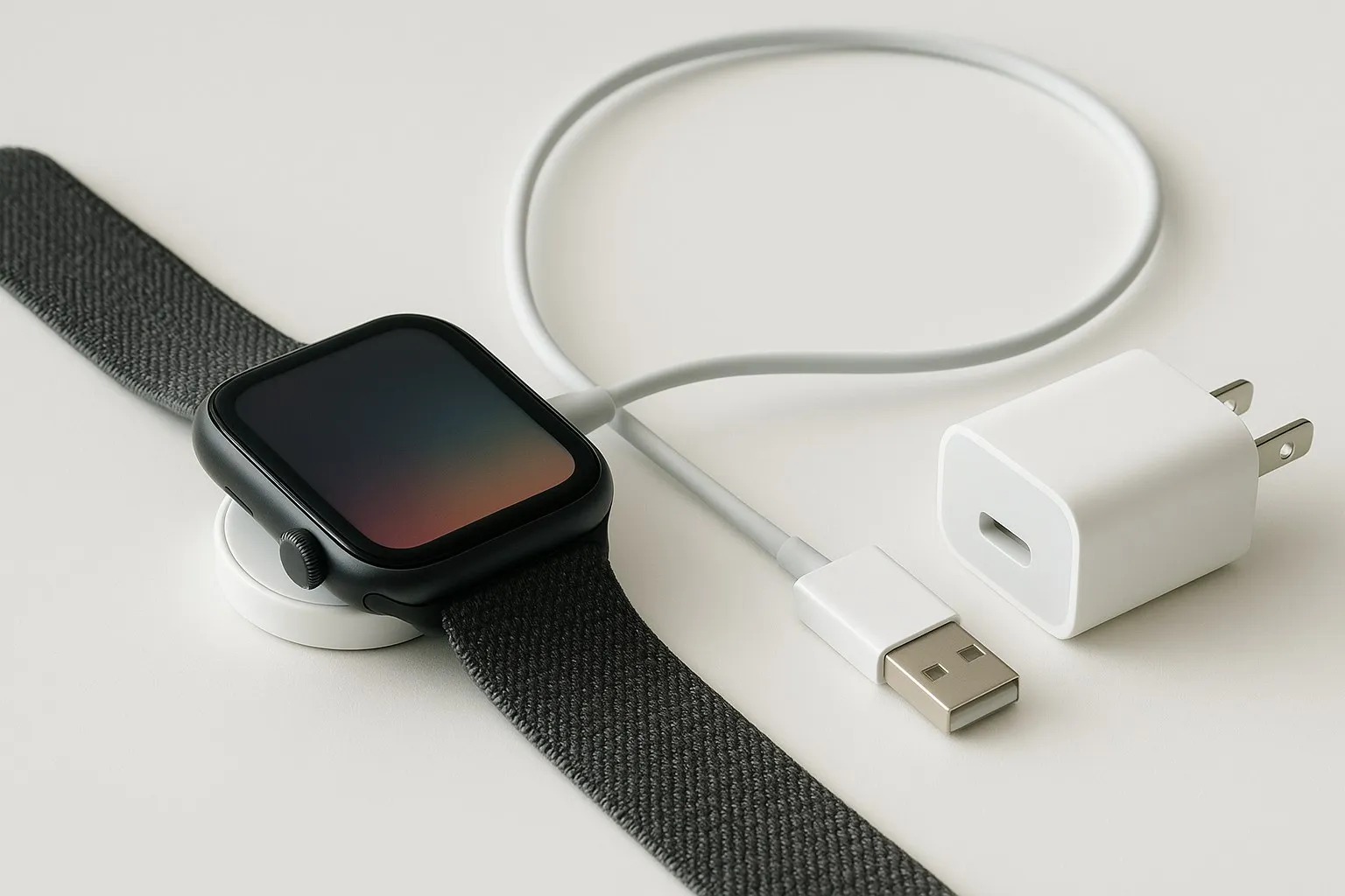 Магнитная зарядка Apple Watch