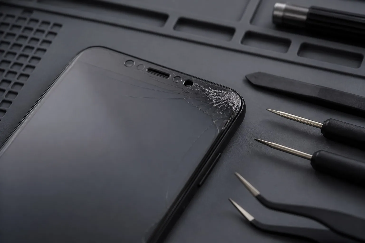 Повреждение верхней части iPhone после падения
