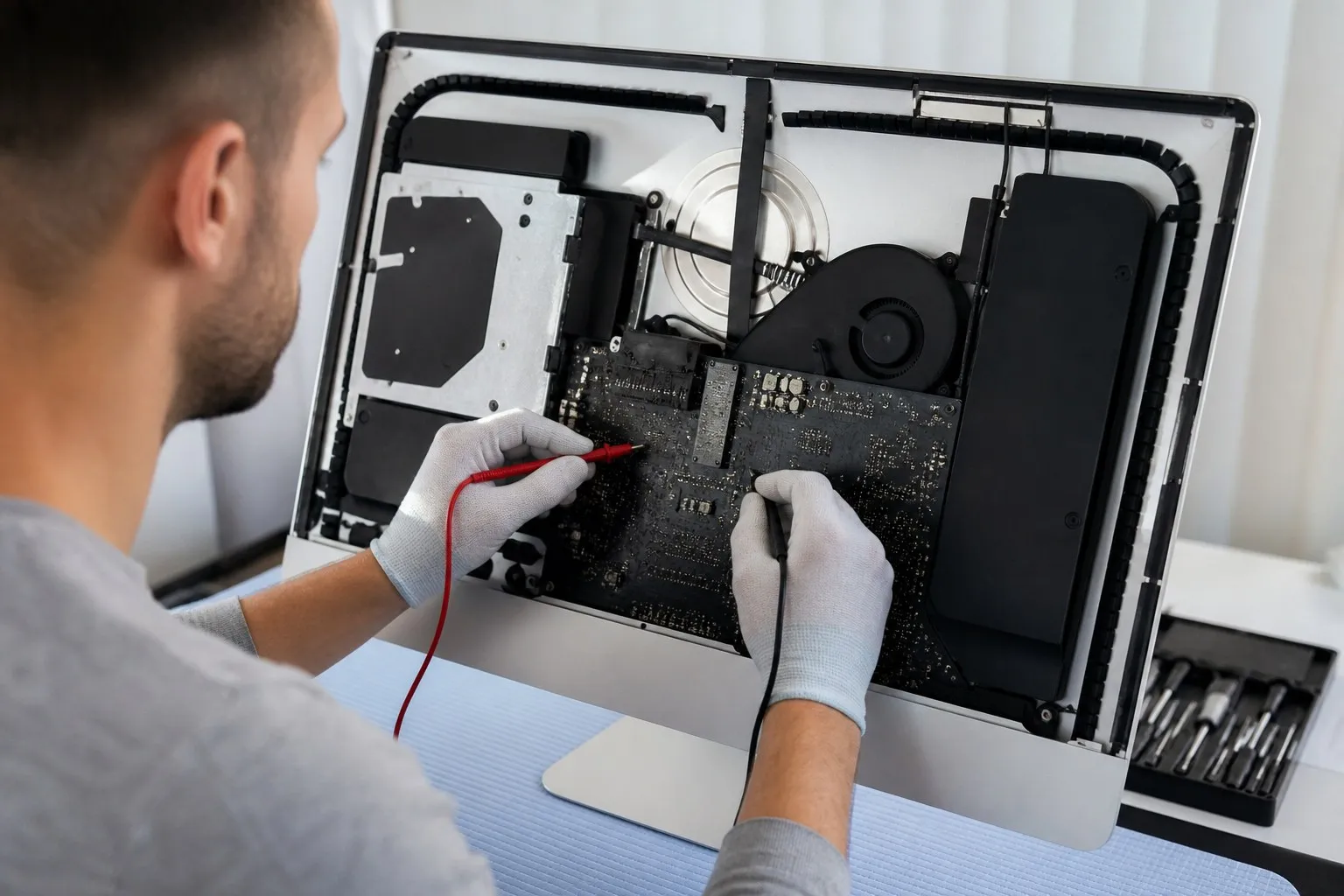 Диагностика блока питания iMac