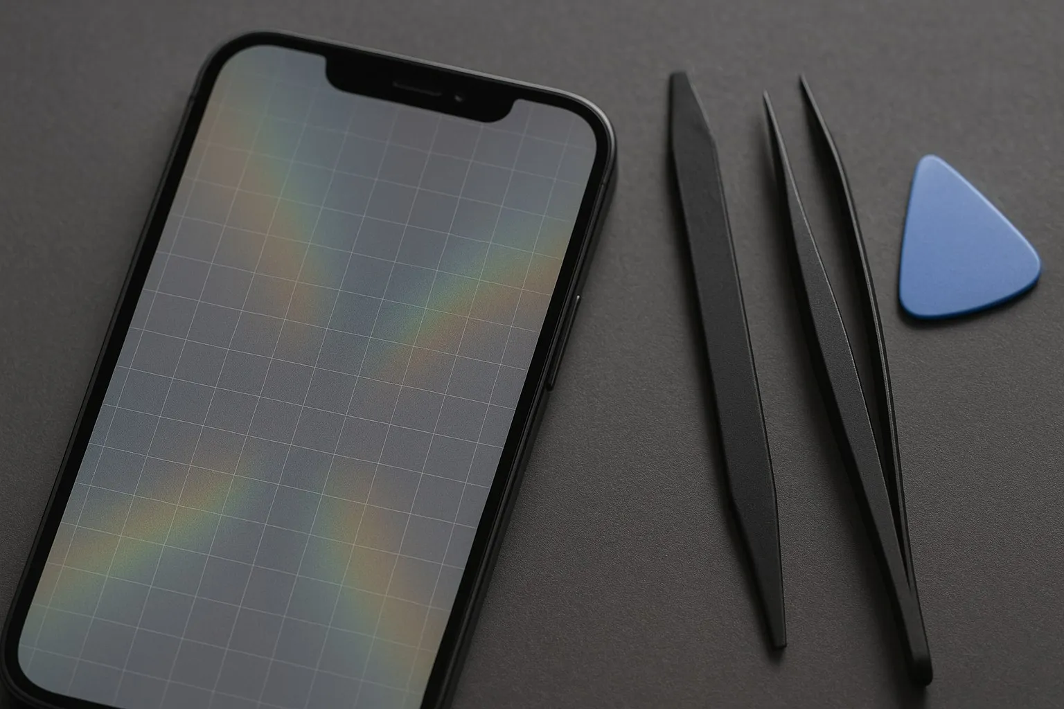Проверка экрана iPhone 13 после замены