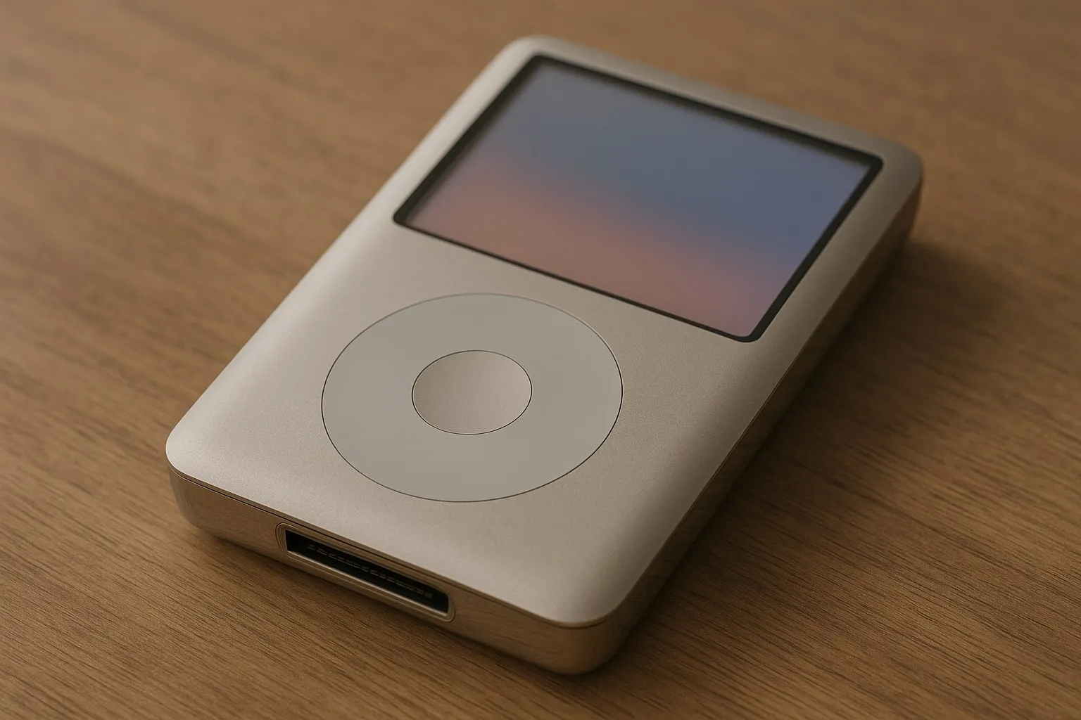 Осмотр iPod перед зарядкой