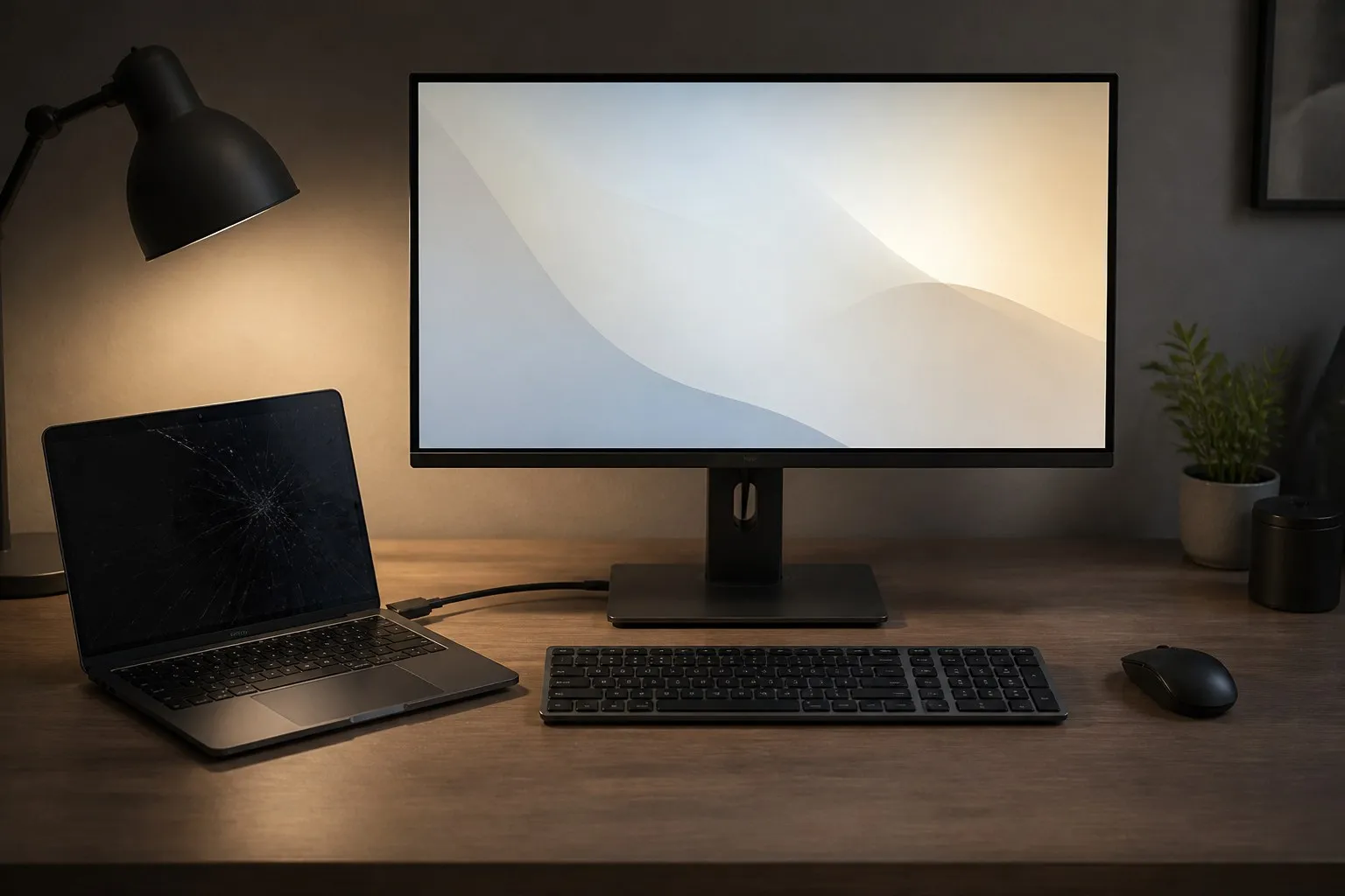Проверка MacBook с внешним монитором