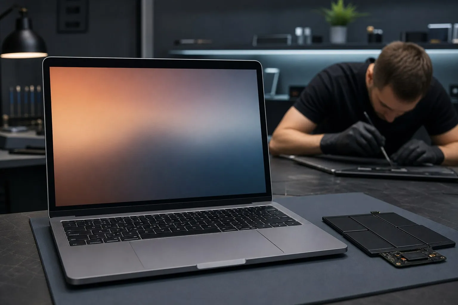 Проверка состояния аккумулятора MacBook Air M2