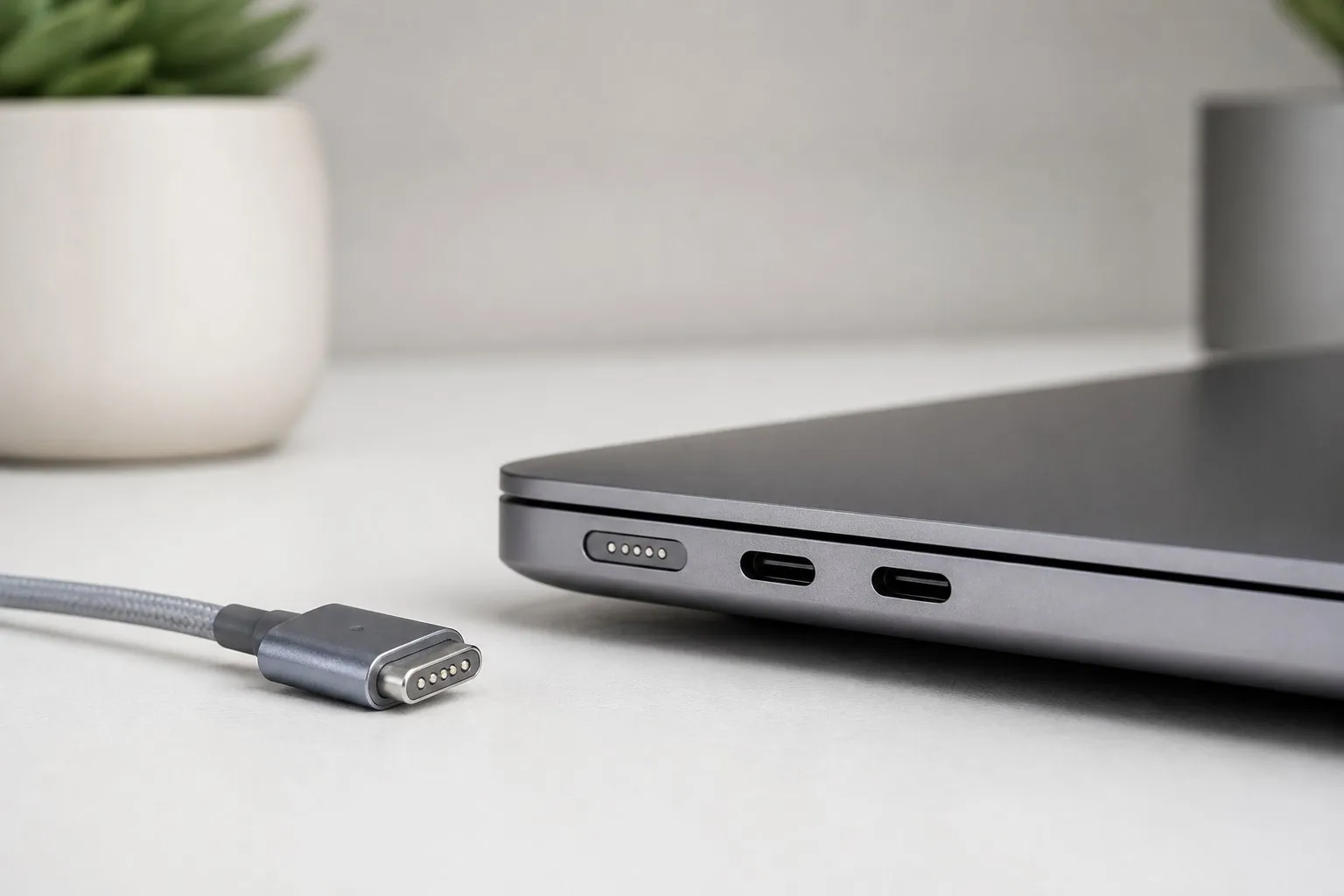 Проверка разъемов и кабеля MacBook Air M2