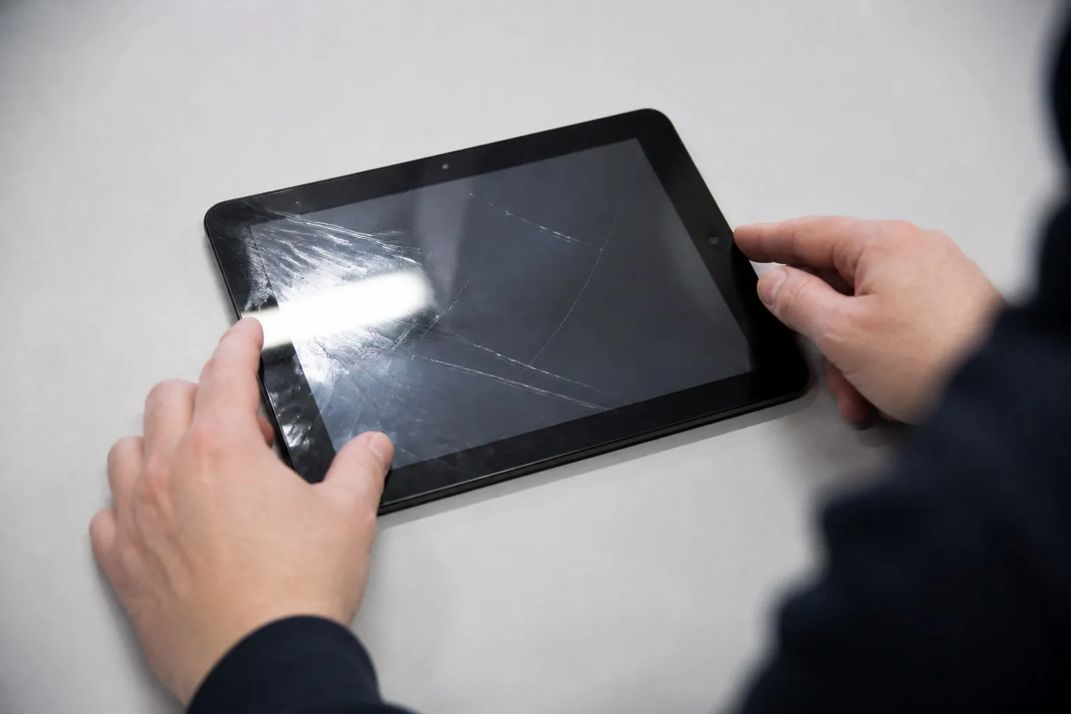 Проверка разбитого экрана iPad