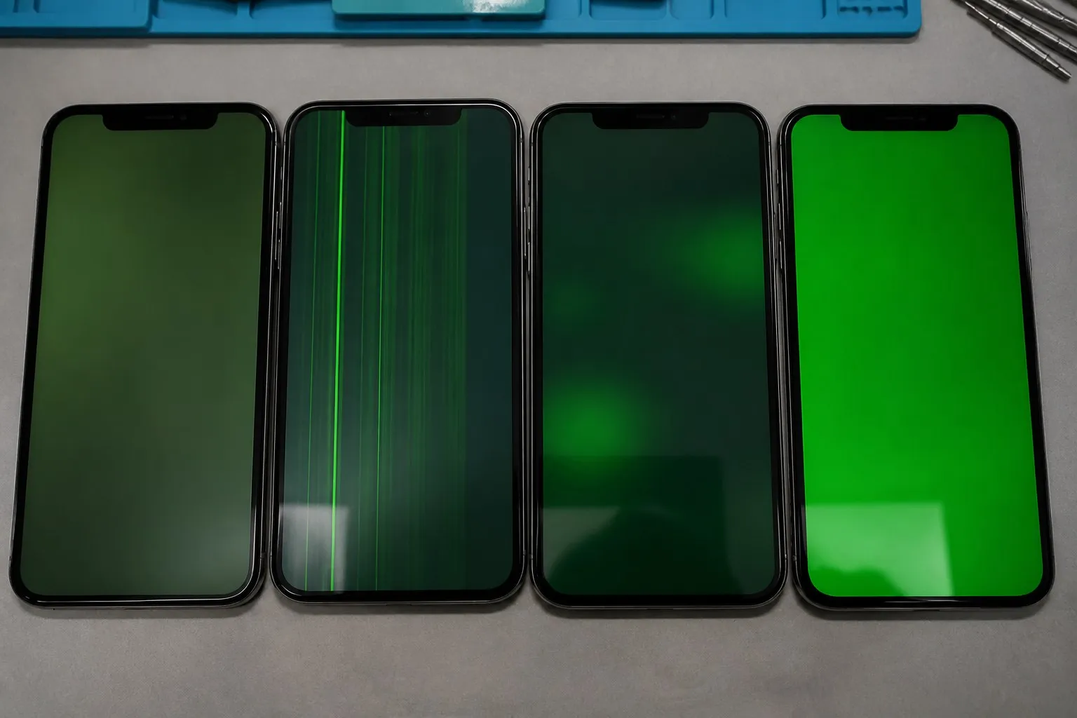 Варианты проявления зеленого экрана на iPhone
