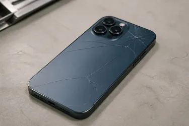 Разбился задний корпус iPhone