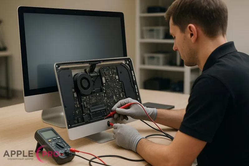 Как инженер Apple Pro проверяет iMac перед ремонтом