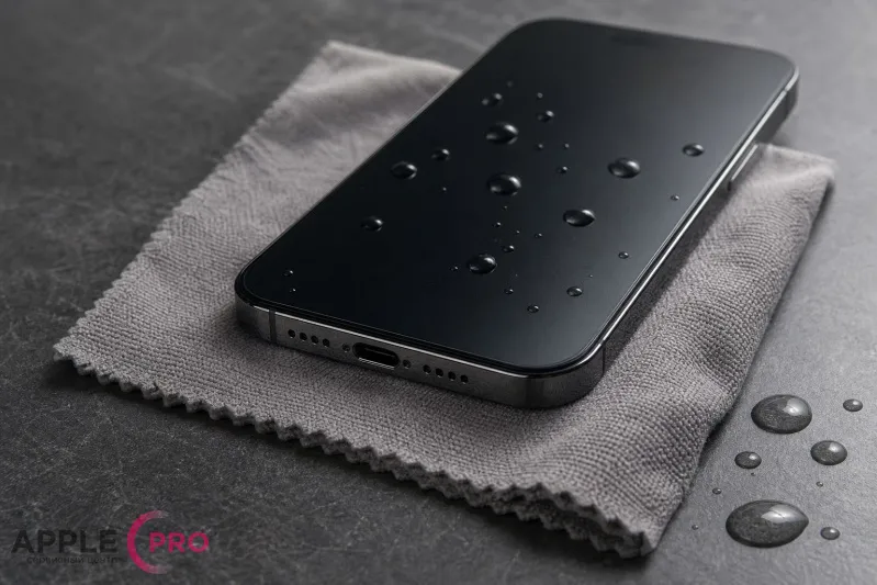 iPhone 17 Pro Max упал в воду