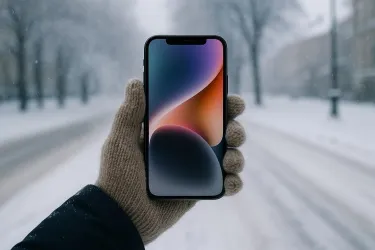 iPhone зимой быстро выключается на улице