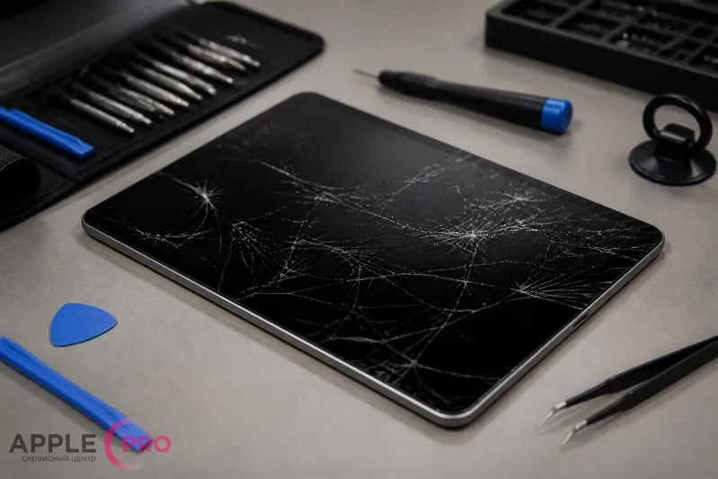 Разбилось стекло iPad