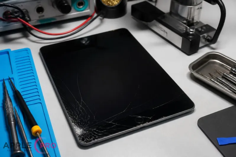 iPad упал и не показывает изображение