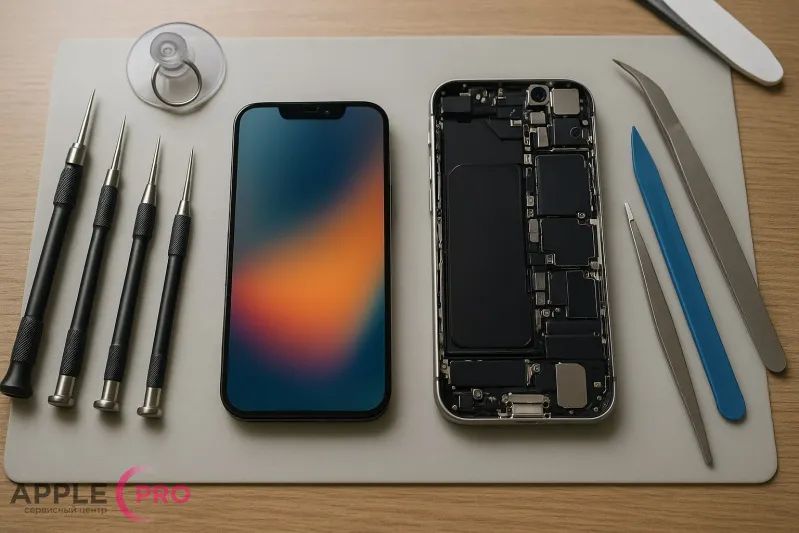 iPhone 13 после замены экрана в другом сервисе