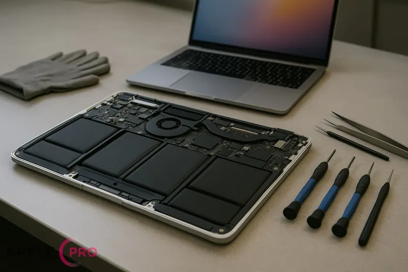 Ошибки самостоятельной замены аккумулятора MacBook