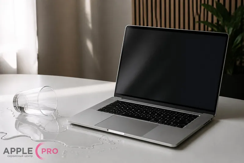 MacBook Pro 16 M1 Pro Max залили водой