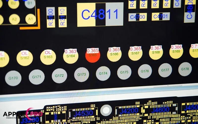 Прозвон контактных площадок и поиск обрывов цепей