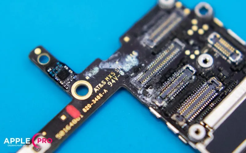 Обнаружена коррозия элементов Обнаружена коррозия элементов