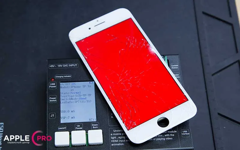 диагностика разбитого экрана iPhone фото 1