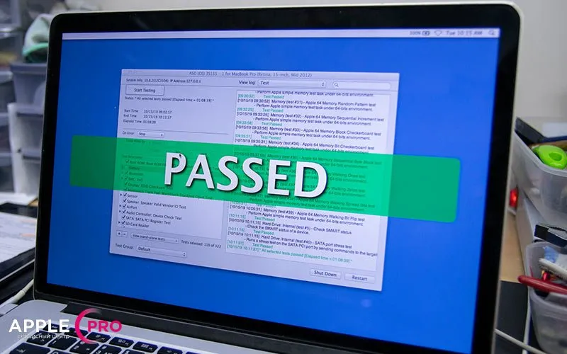 Прогон тестов успешно завершен
