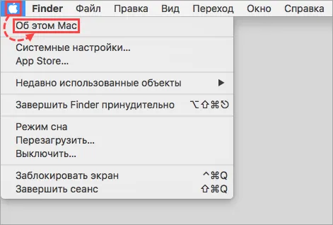 Где найти отчет о системе в MacBook?