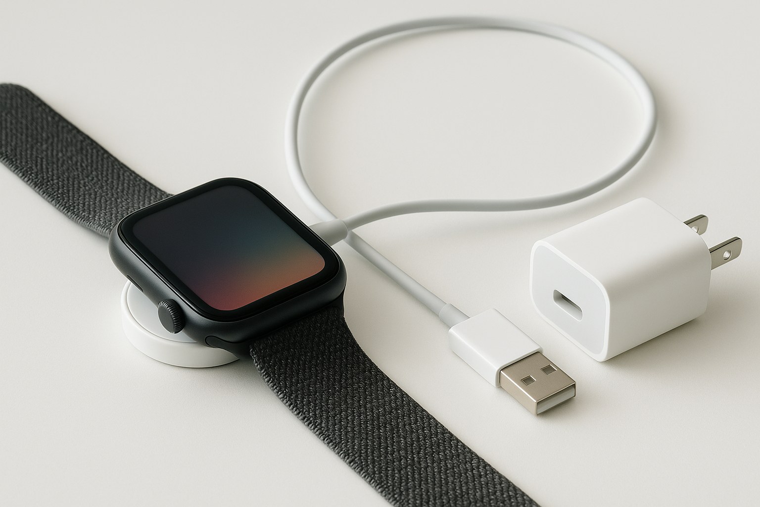Магнитная зарядка Apple Watch