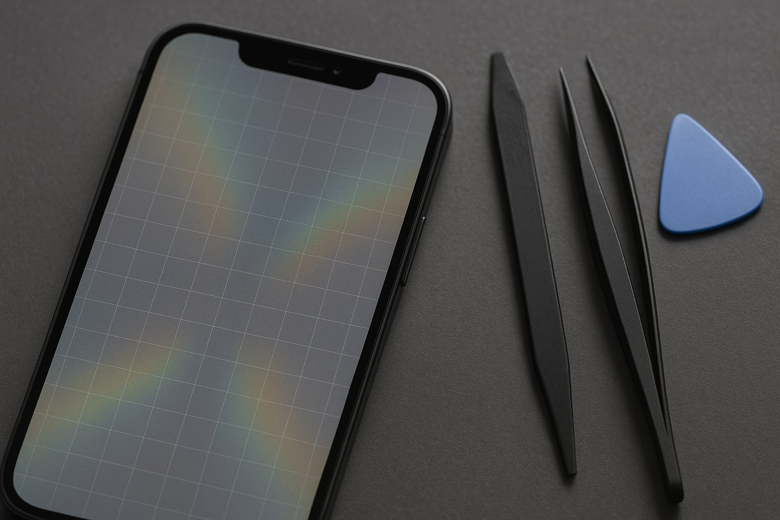 Проверка экрана iPhone 13 после замены
