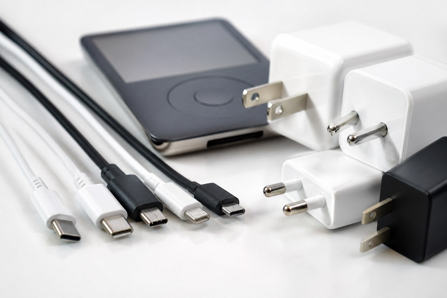 Проверка кабеля и адаптера питания iPod
