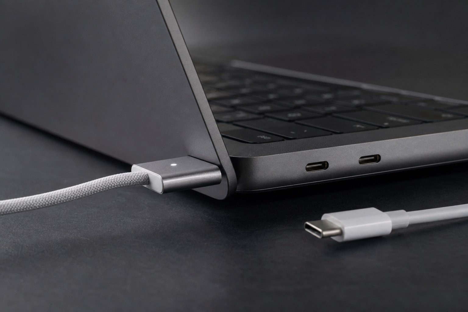 Разъемы зарядки и система питания MacBook Air M2